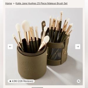 KJH Katie Jane Hughes 25 Piece Makeup Brush Set Spectrum Collections
